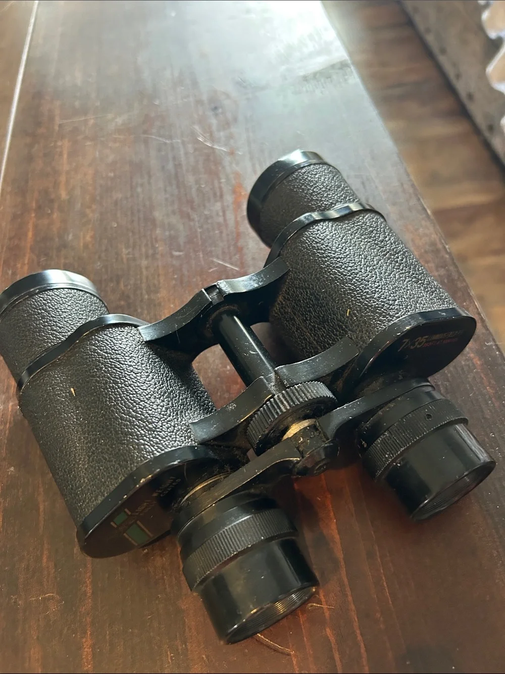 Sears Black 7x35 Binoculars with Central Focus Wheel selsi